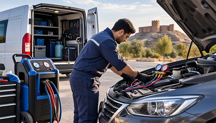 سرویس و تعمیر کولر ماشین سیار در سلطانیه